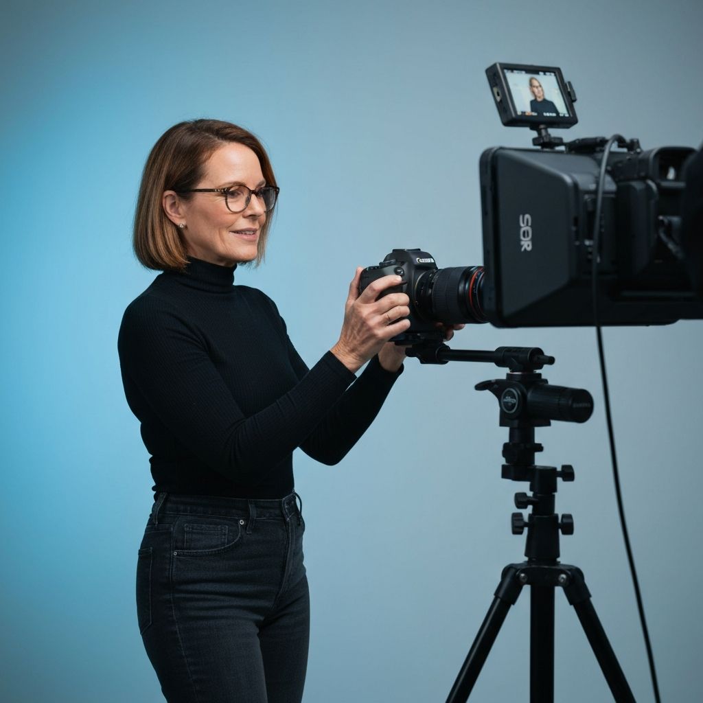 Content creator at work