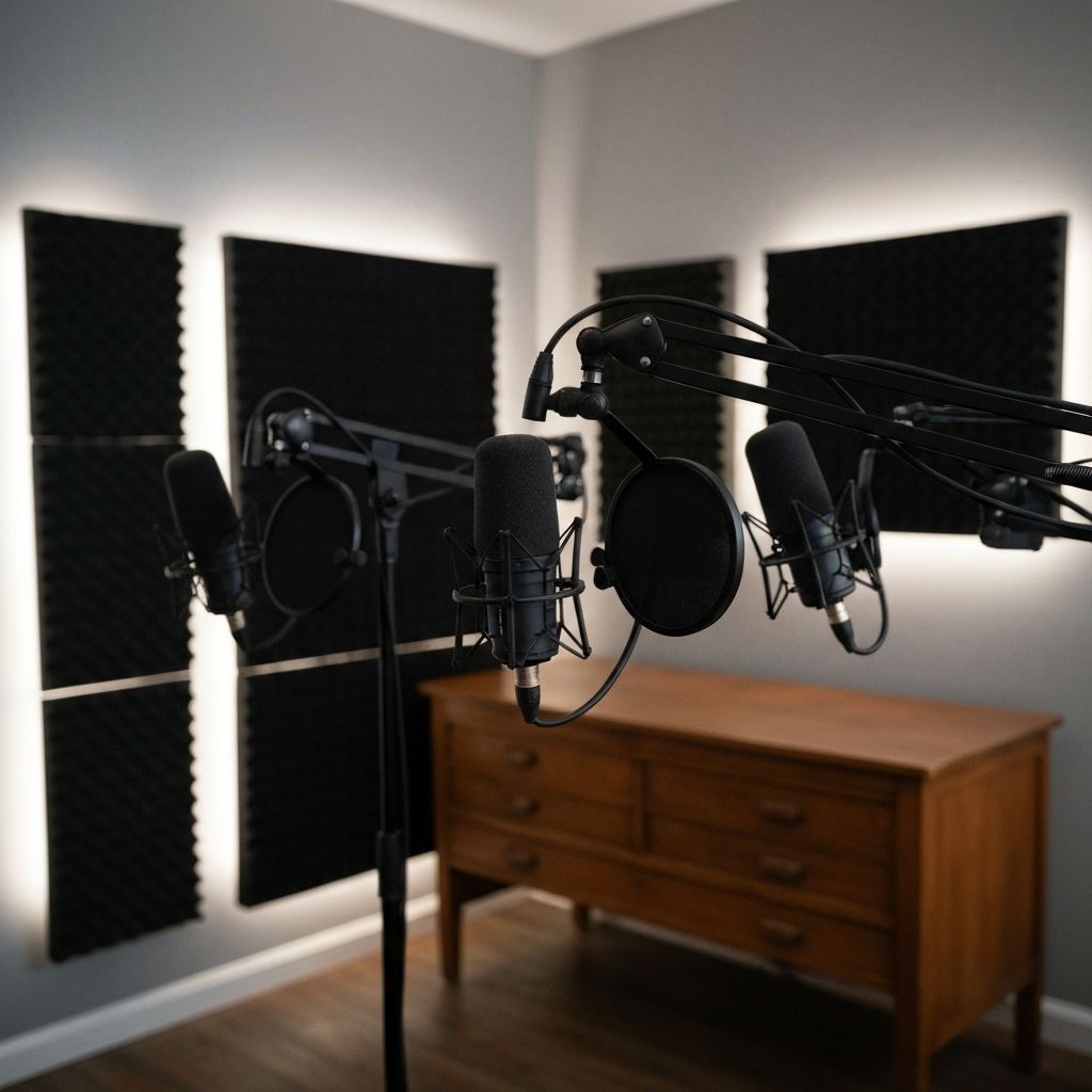 Podcast recording setup